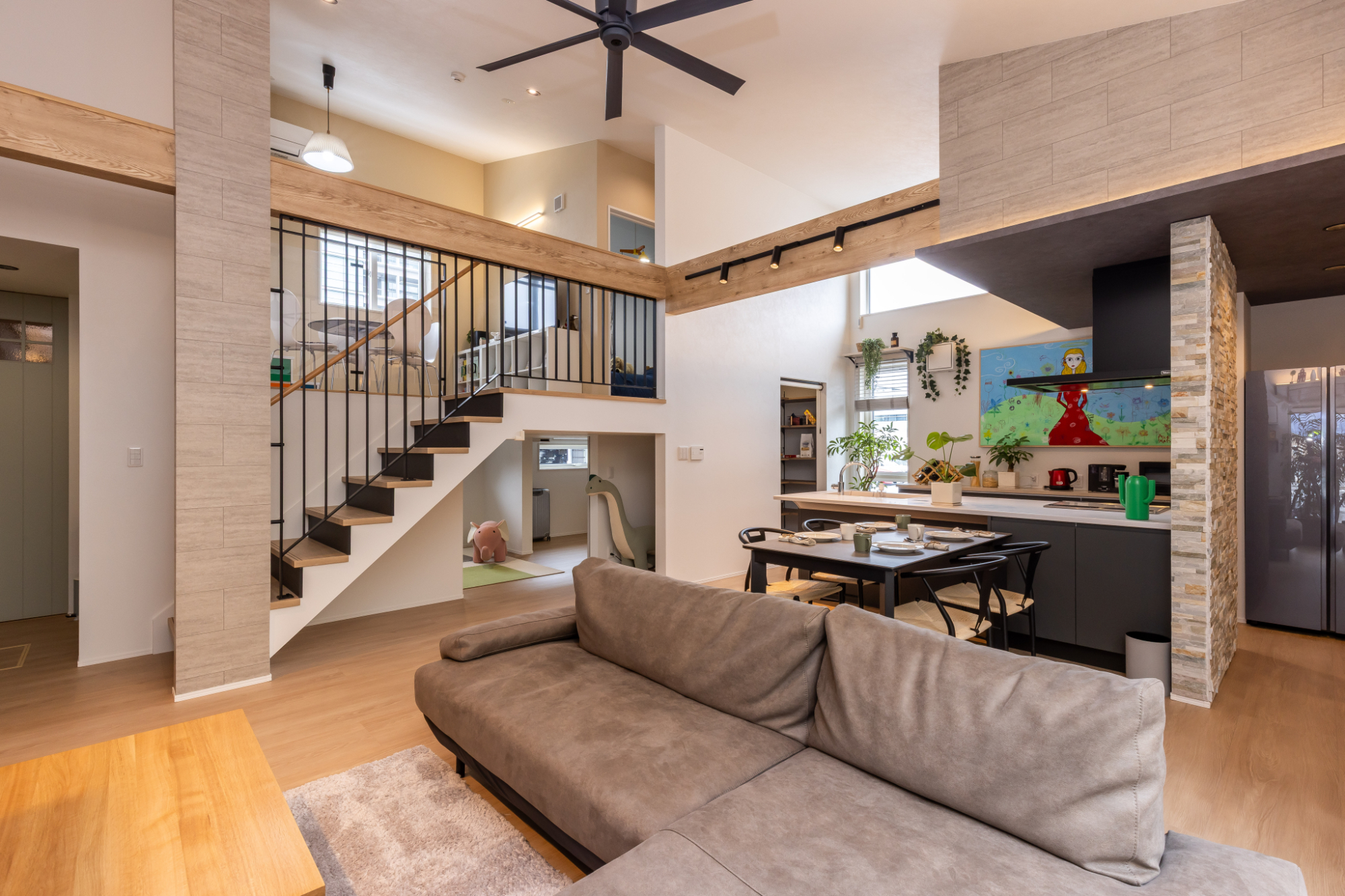 平屋のリビング